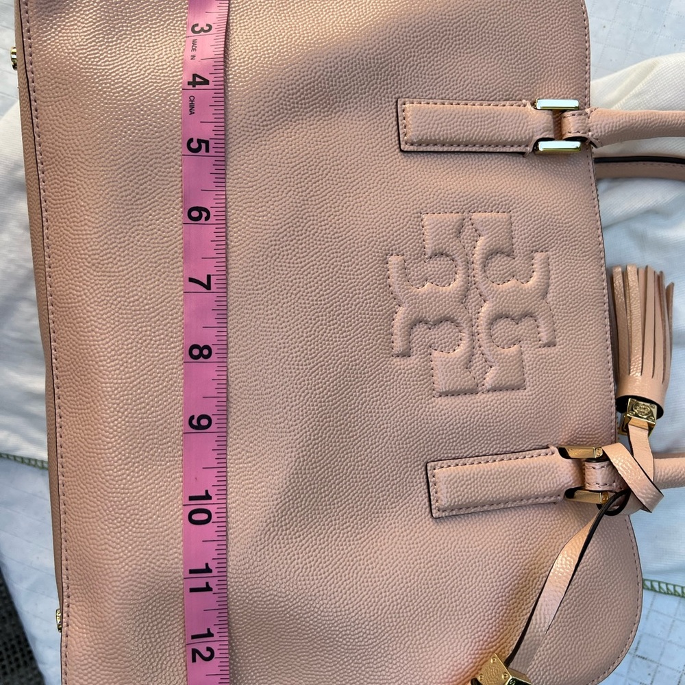 Tory Burch light golden pink satchel